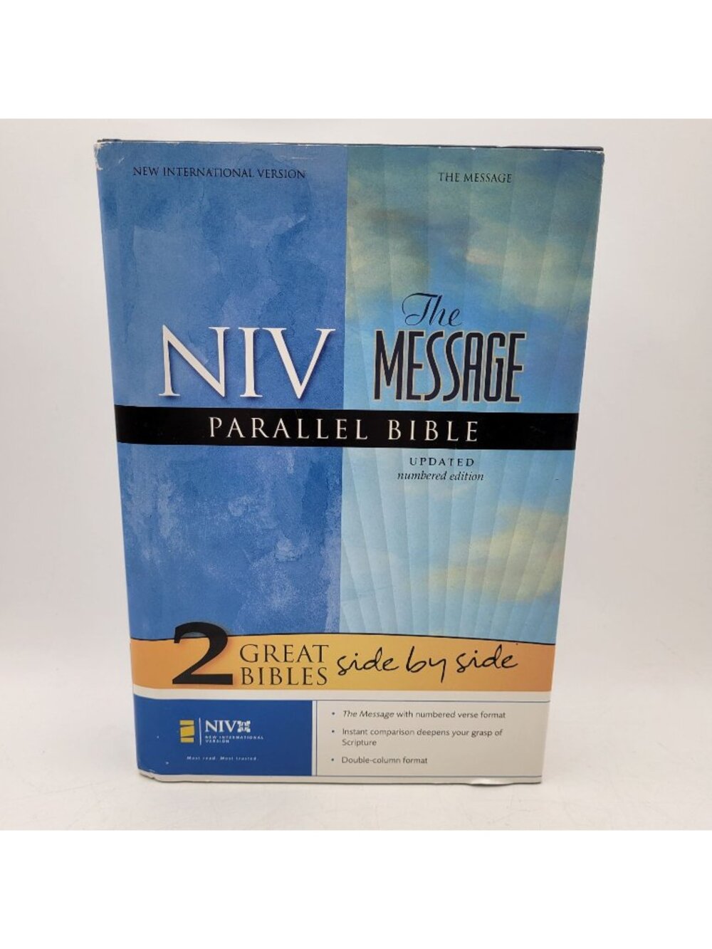 NIV / The Message Parallel Bible 2006 Zondervan Hardcover Dust Jacket